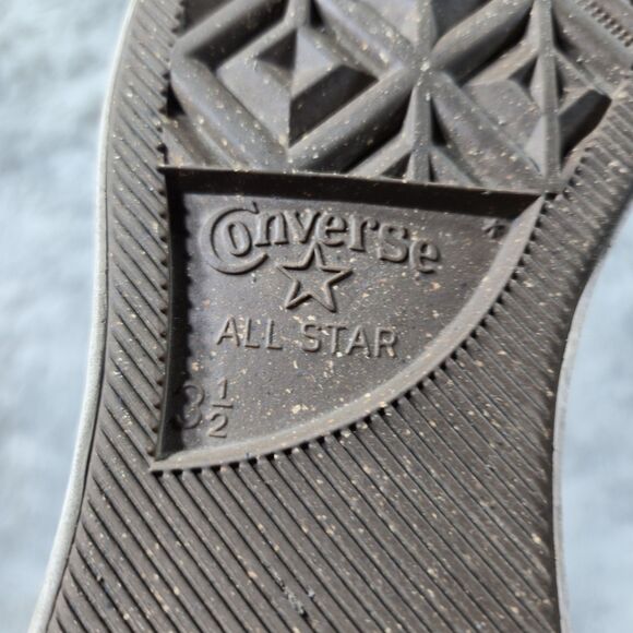 Converse Chuck Taylor Lift Ox Women Size 5 White/Lilac Recycled Platform Sneaker - Picture 7 of 10